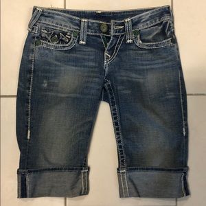 True Religion jean shorts
